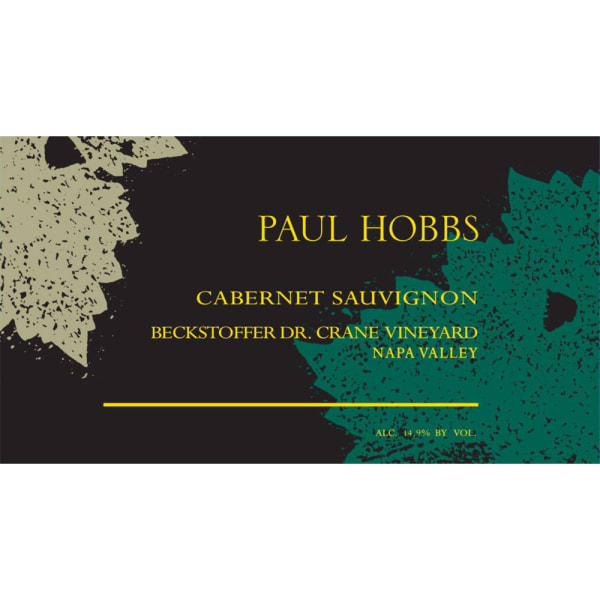 Rượu vang đỏ Paul Hobbs Beckstoffer Dr. Crane Vineyard Cabernet Sauvignon 2019