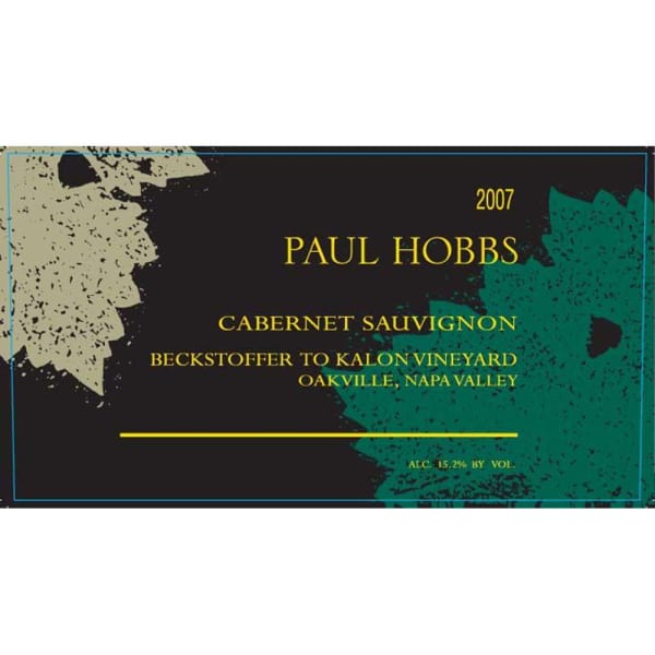 Rượu vang đỏ Paul Hobbs Beckstoffer To Kalon Vineyard Cabernet Sauvignon 2007