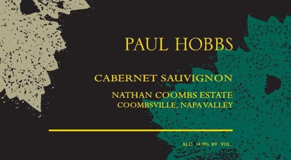 Rượu vang đỏ Paul Hobbs Nathan Coombs Estate Cabernet Sauvignon 2013