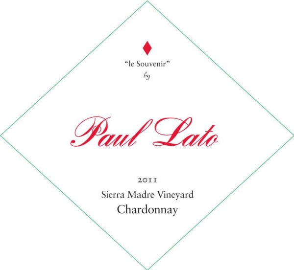 Rượu vang trằng Paul Lato Le Souvenir Sierra Madre Chardonnay 2011