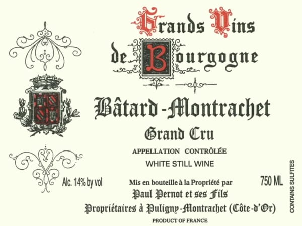 Rượu vang trằng Paul Pernot Batard Montrachet Grand Cru 2013