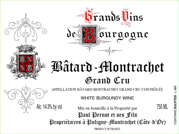 Rượu vang trằng Paul Pernot Batard-Montrachet Grand Cru 2021