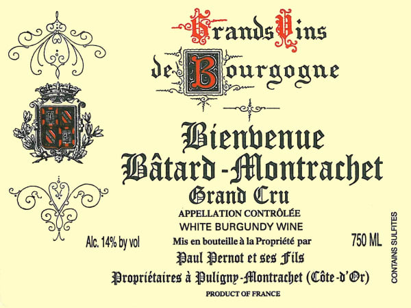 Rượu vang trằng Paul Pernot Bienvenue Batard Montrachet Grand Cru 2012