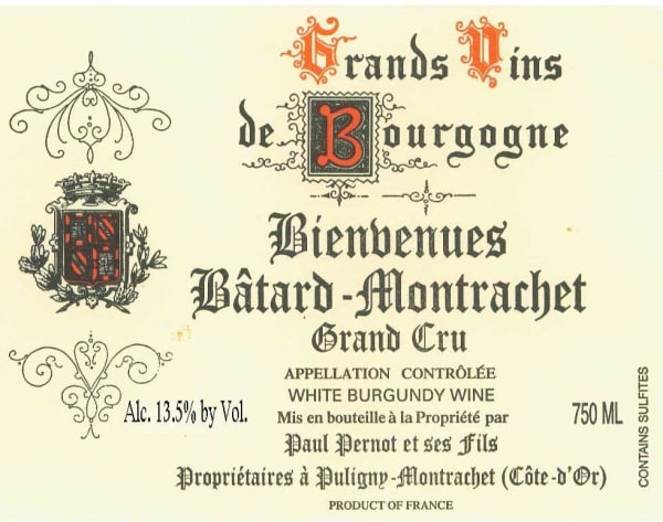 Rượu vang trằng Paul Pernot Bienvenue-Batard-Montrachet Grand Cru 2020