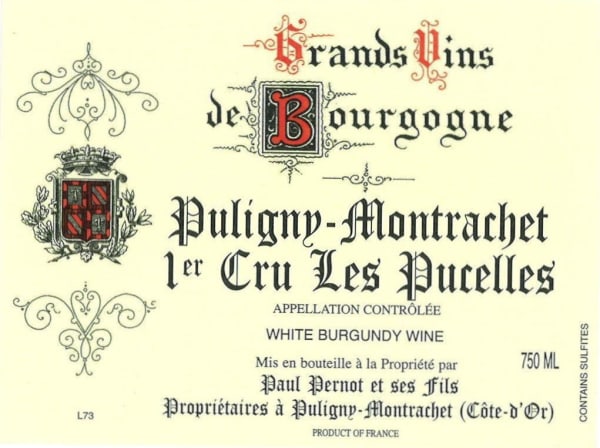 Rượu vang trằng Paul Pernot Puligny-Montrachet Pucelles Premer Cru 2021