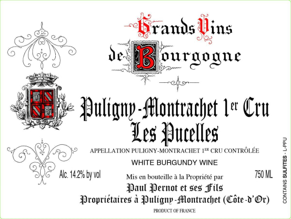 Rượu vang trằng Paul Pernot Puligny-Montrachet Pucelles Premer Cru 2022