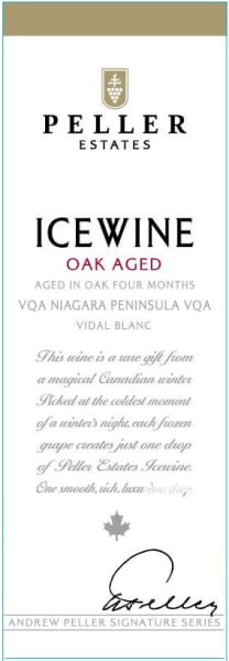 Rượu vang trằng Peller Estates Icewine Oak Aged Vidal Blanc 2012