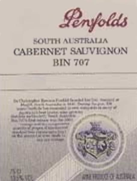 Rượu vang đỏ Penfolds Bin 707 Cabernet Sauvignon 2001