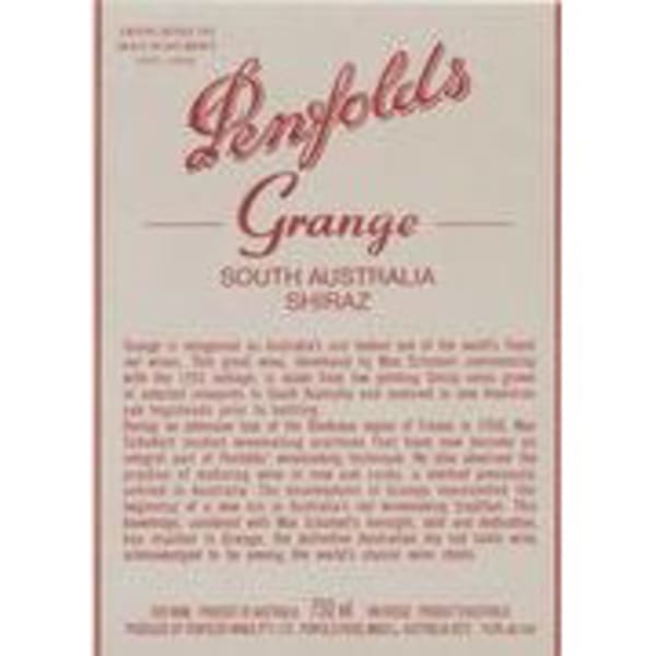 Rượu vang đỏ Penfolds Grange 1990