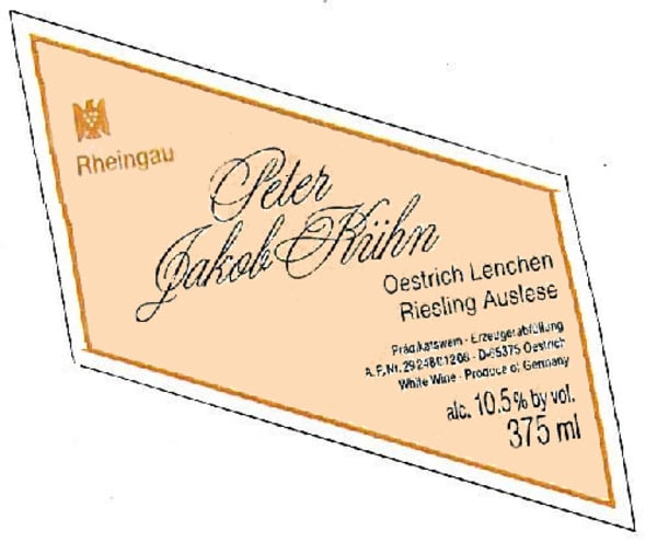 Rượu vang trằng Peter Jakob Kuhn Oestrich Lenchen Riesling Auslese 2011