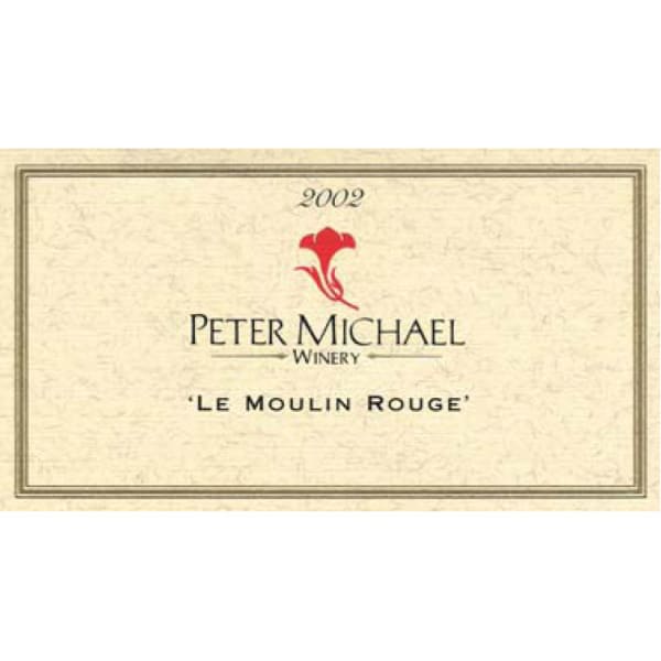 Rượu vang đỏ Peter Michael Le Moulin Rouge Pinot Noir (chai Magnum 1,5 lít) 2002