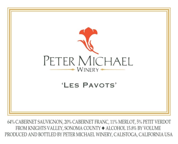 Rượu vang đỏ Peter Michael Les Pavots 2017
