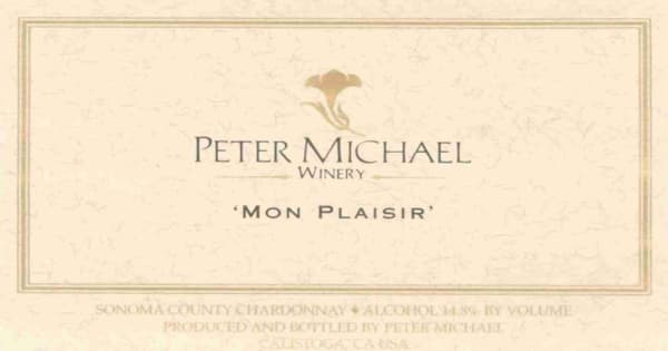 Rượu vang trằng Peter Michael Mon Plaisir Chardonnay 2002