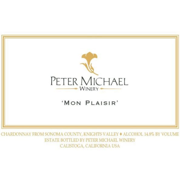 Rượu vang trằng Peter Michael Mon Plaisir Chardonnay 2015