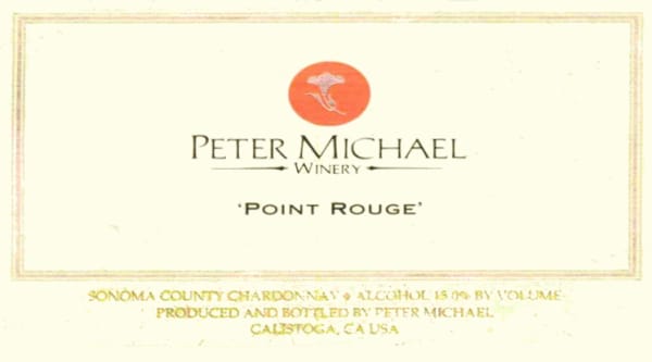 Rượu vang trằng Peter Michael Point Rouge Chardonnay 2008