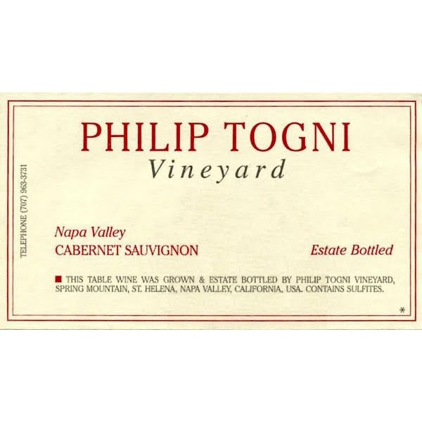 Rượu vang đỏ Philip Togni Cabernet Sauvignon (chai Magnum 1,5 lít) 1997