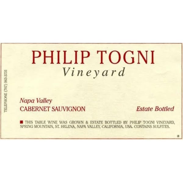 Rượu vang đỏ Philip Togni Cabernet Sauvignon (chai Magnum 1,5 lít) 2004
