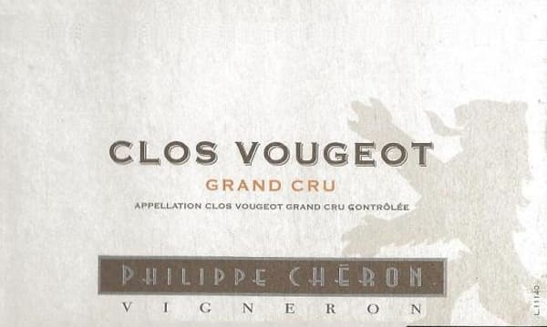 Rượu vang đỏ Philippe Cheron Clos de Vougeot Grand Cru 2013