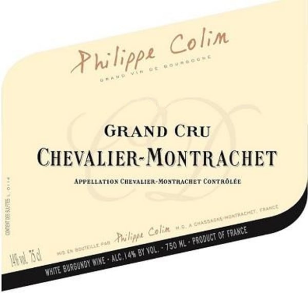 Rượu vang trằng Philippe Colin Chevalier-Montrachet Grand Cru 2016