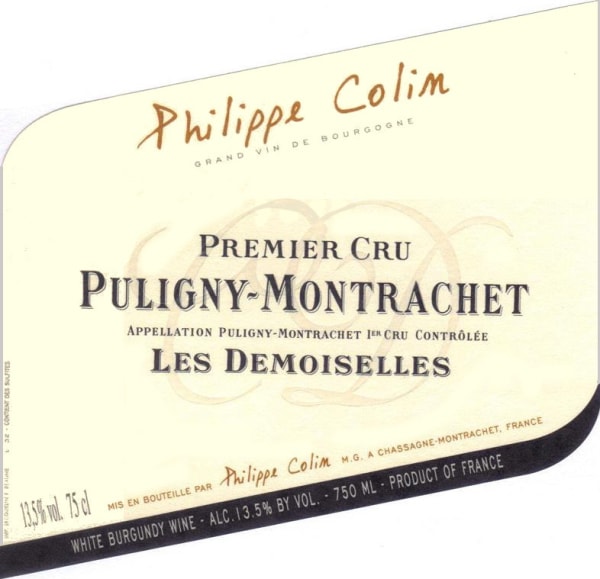 Rượu vang trằng Philippe Colin Puligny-Montrachet Les Demoiselles Premier Cru 2011
