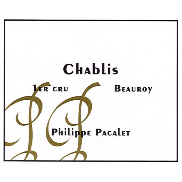 Rượu vang trằng Philippe Pacalet Chablis Beauroy Premier Cru 2016