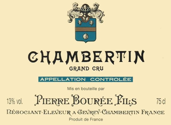 Rượu vang đỏ Pierre Bouree Fils Chambertin Grand Cru 2009