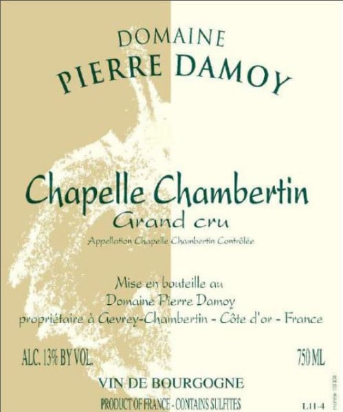 Rượu vang đỏ Pierre Damoy Chapelle-Chambertin Grand Cru 2015
