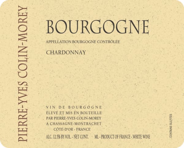 Rượu vang trằng Pierre-Yves Colin-Morey Bourgogne Blanc (chai Magnum 1,5 lít) 2015