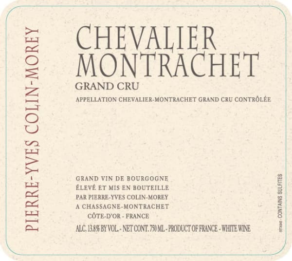 Rượu vang trằng Pierre-Yves Colin-Morey Chevalier Montrachet Grand Cru 2012