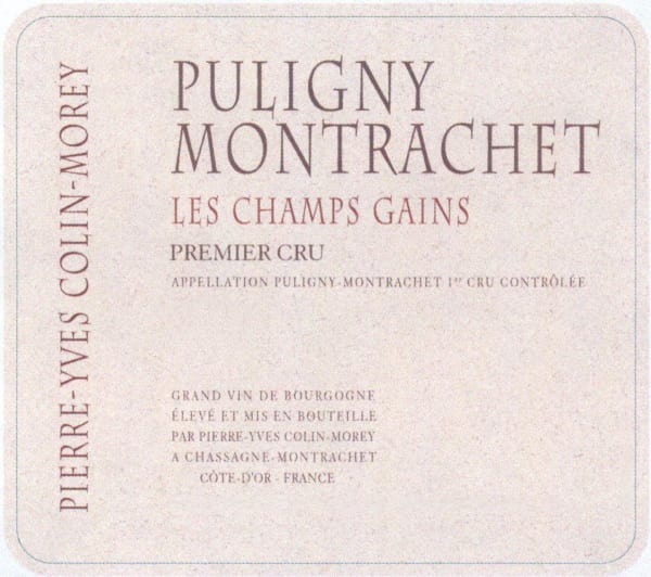 Rượu vang trằng Pierre-Yves Colin-Morey Puligny Montrachet Les Champs Gain Premier Cru 2011
