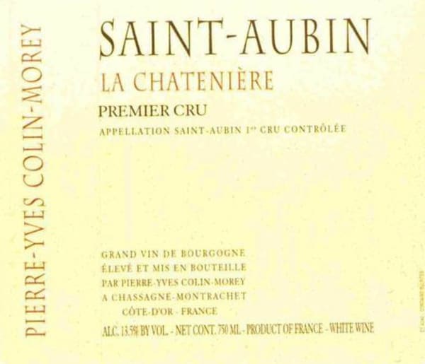 Rượu vang trằng Pierre-Yves Colin-Morey St-Aubin En Remilly Premier Cru 2020