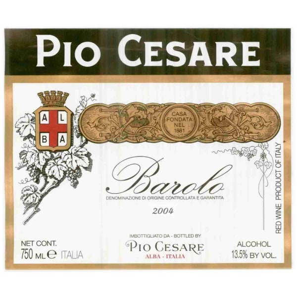 Rượu vang đỏ Pio Cesare Barolo (chai Magnum 1,5 lít) 2004