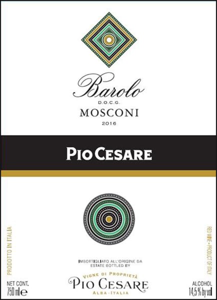 Rượu vang đỏ Pio Cesare Barolo Mosconi 2018