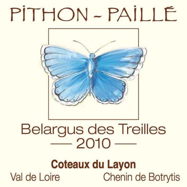 Rượu vang trằng Pithon-Paille Coteaux du Layon Belargus des Treilles 2010