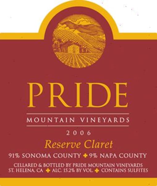 Rượu vang đỏ Pride Mountain Vineyards Reserve Claret (1.5 Liter Magnum - signed) 2006