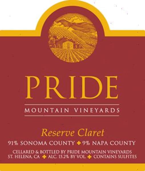 Rượu vang đỏ Pride Mountain Vineyards Reserve Claret (1.5 Liter Magnum - signed) 2008