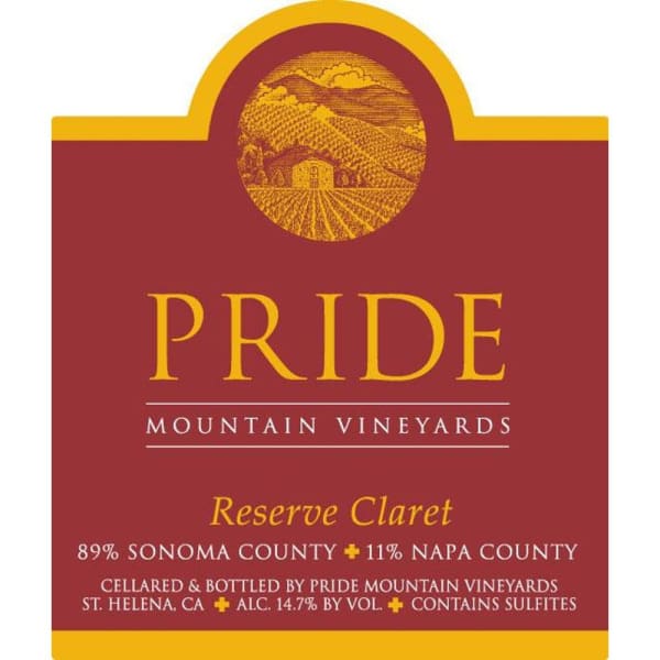 Rượu vang đỏ Pride Mountain Vineyards Reserve Claret 2001