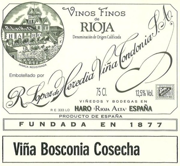 Rượu vang đỏ R. Lopez de Heredia Vina Bosconia Gran Reserva 2001