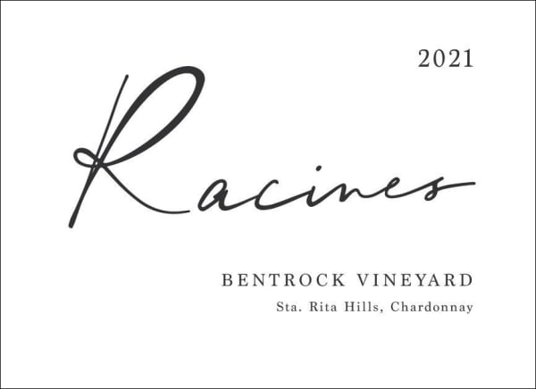 Rượu vang trằng Racines Bentrock Vineyard Chardonnay 2021