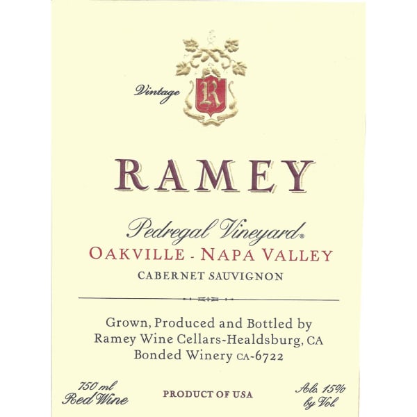 Rượu vang đỏ Ramey Pedregal Vineyard Cabernet Sauvignon 2012