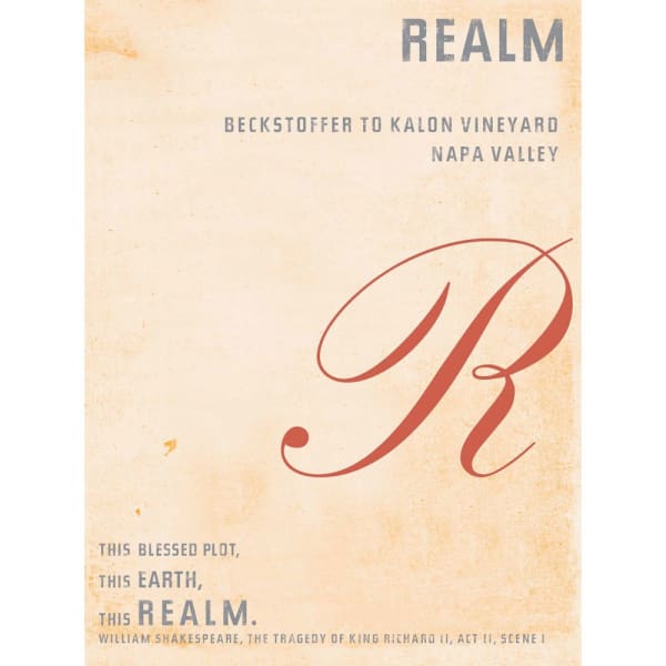 Rượu vang đỏ Realm Cellars Beckstoffer To Kalon (chai Magnum 1,5 lít) 2005