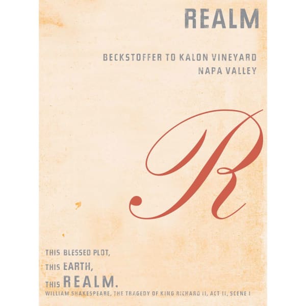 Rượu vang đỏ Realm Cellars Beckstoffer To Kalon Cabernet Sauvignon 2009