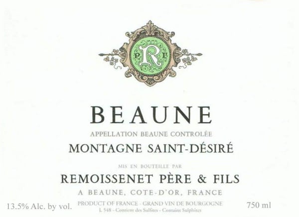 Rượu vang trằng Remoissenet Beaune Blanc Montagne Saint-Desire 2018