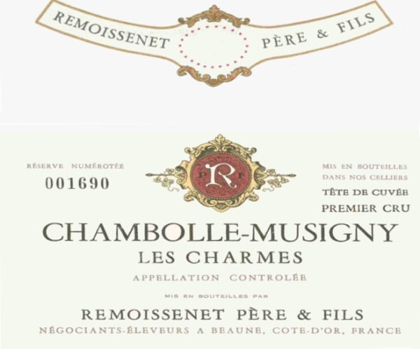Rượu vang đỏ Remoissenet Chambolle-Musigny Charmes Premier Cru 2004