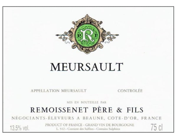 Rượu vang trằng Remoissenet Meursault 2018
