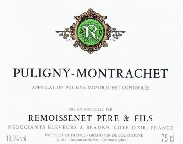 Rượu vang trằng Remoissenet Puligny-Montrachet 2019
