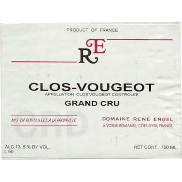 Rượu vang đỏ Rene Engel Clos Vougeot Grand Cru 1995