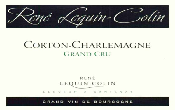 Rượu vang trằng Rene Lequin-Colin Corton-Charlemagne Grand Cru 2009