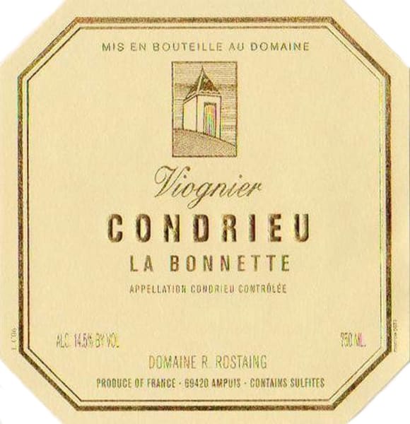 Rượu vang trằng Rene Rostaing Condrieu La Bonnette 2016