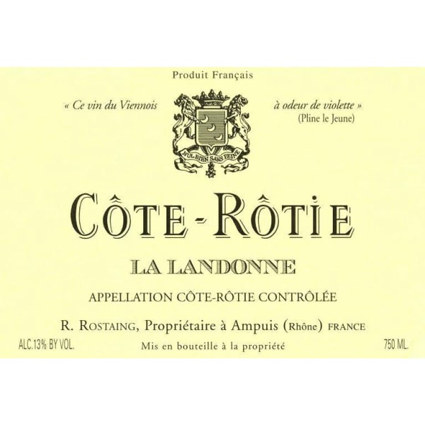Rượu vang đỏ Rene Rostaing Cote-Rotie La Landonne 1996